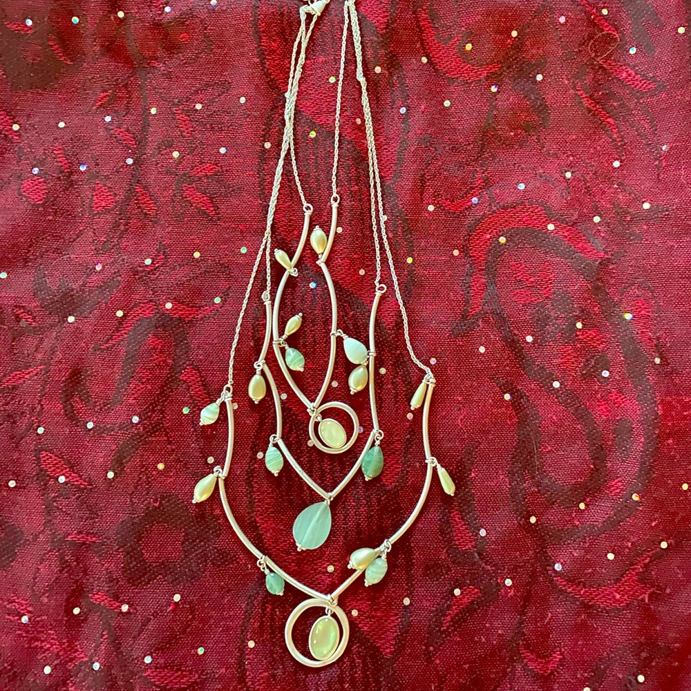 Liz Claiborne Necklace - green